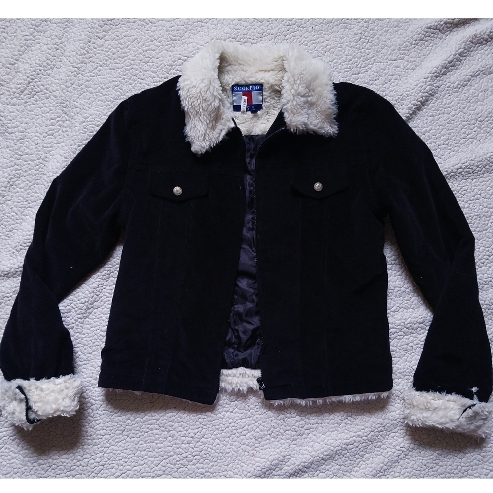 SCORPIO USA black jacket NWOT